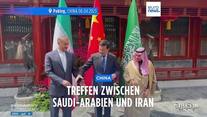 Video: Dank Peking: Riad und Teheran wollen Annäherung vertiefen