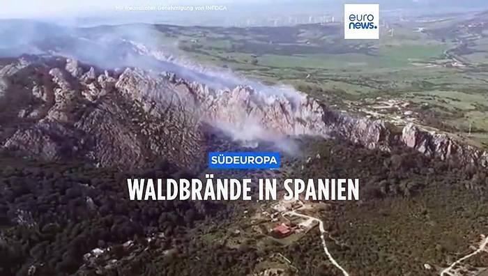 Video: Waldbrände in Spanien: bereits 4 Mal so viele Feuer wie in Vorjahren