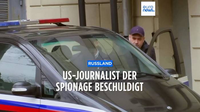 Video: Russland: FSB wirft US-Journalist Evan Gershkovich Spionage vor