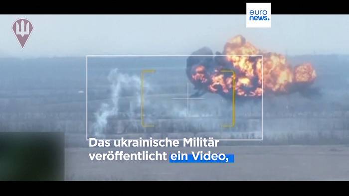 Video: Mariinka: Ukraine berichtet vom Abschuss eines russischen Flugzeugs