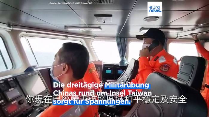 Video: Säbelrasseln dauert an: Chinas Kriegsschiffe provozieren Taiwan