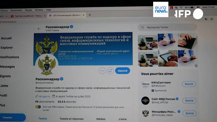 News video: Twitter: Mehr russische Propaganda und Konfrontationskurs gegen westliche Medien