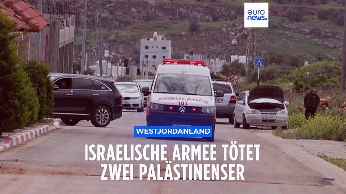 Video: Wieder Tote im Westjordanland: Israelische Soldaten haben zwei Palästinenser erschossen