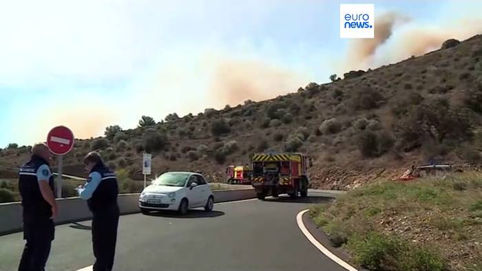Video: Französische Feuerwehr bringt Großbrand in den Östlichen Pyrenäen unter Kontrolle