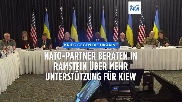Video: Konferenz in Ramstein: Beratungen über weitere Unterstützung der Ukraine