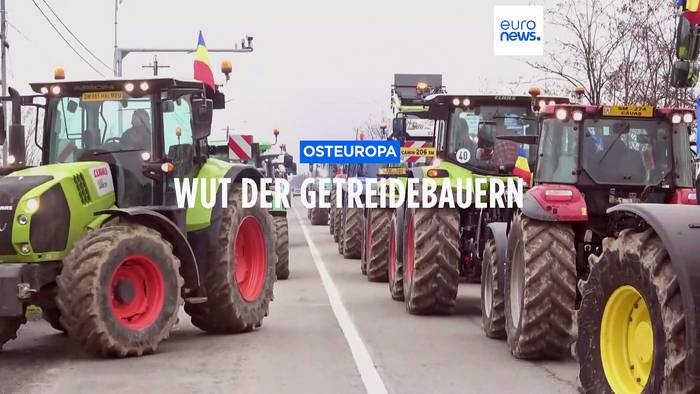 Video: Osteuropäische Getreidebauern sind wütend