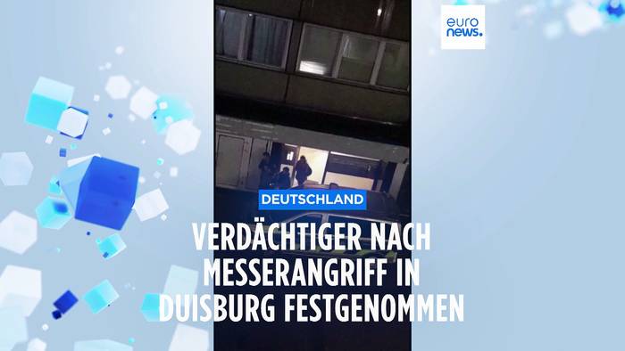Video: Festnahme nach Messerattacke in Duisburg