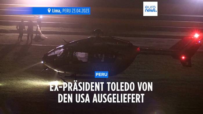 Video: Ausweisung aus den USA: Ex-Präsident Toledo (77) drohen 20 Jahre Haft