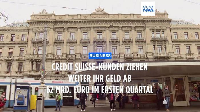News video: Credit-Suisse-Kunden ziehen weiter ihr Geld ab