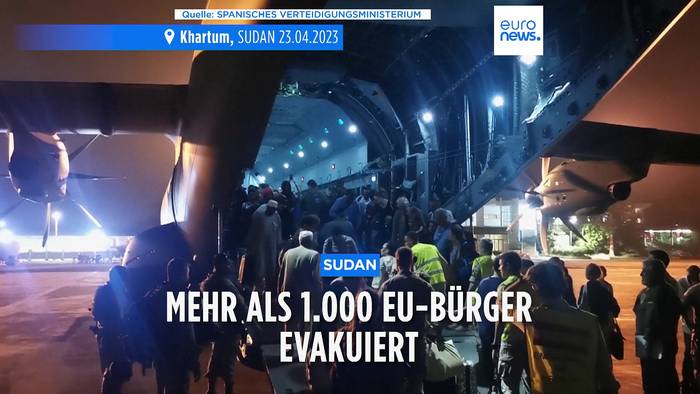 Video: EU-Bilanz: Schon 1000 Ausländer aus dem Sudan evakuiert