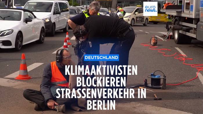Video: Proteste in Berlin: Letzte Generation blockiert Berufsverkehr
