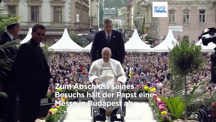 Video: Papst Franziskus in Budapest: Lob und Tadel für die Regierung Orban