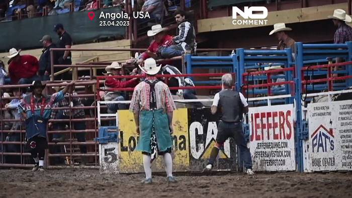 News video: Ein Rodeo im härtesten Knast Amerikas: Wo Mörder zu Cowboys werden