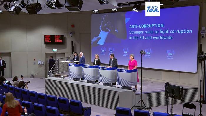 Video: EU-Kommission legt Entwurf zur Bekämpfung von Korruption vor: Harmonisierung geplant