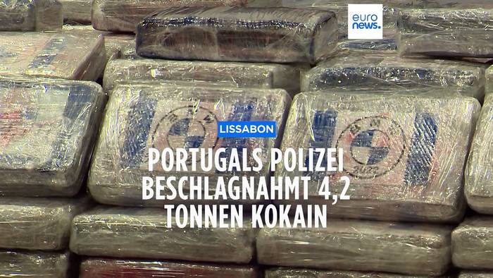 Video: Bananenkistenweise Koks: Portugal beschlagnahmt 4,2 Tonnen Kokain