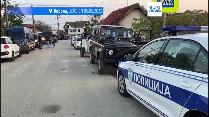Video: Angreifer festgenommen: Erneuter Amoklauf tötet 8 Menschen in Serbien