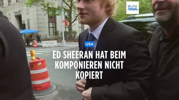 News video: Ed Sheeran hat Marvin Gaye nicht komponiert - Gerichtsurteil in New York