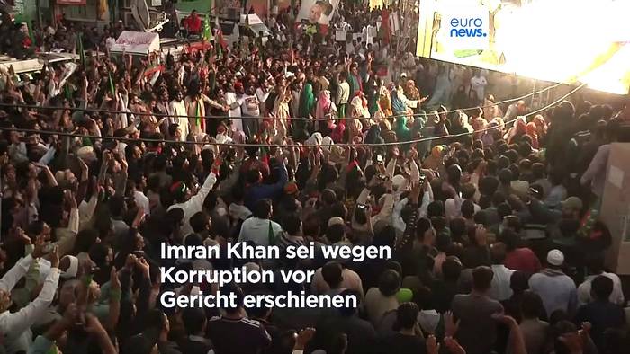 Video: Pakistanischer Ex-Premier Imran Khan verhaftet