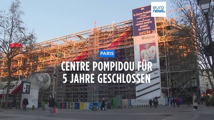 Video: Das Centre Pompidou in Paris schließt bald für 5 Jahre