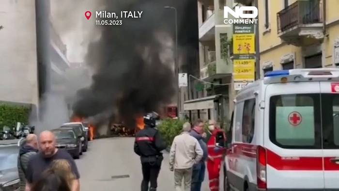 Video: Gewaltige Explosion im Zentrum von Mailand - Was war da los?
