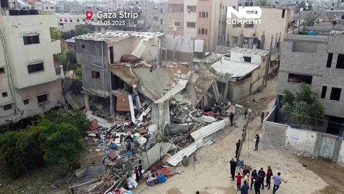 News video: Gaza Stadt: Zerstörung nach israelischem Luftschlag