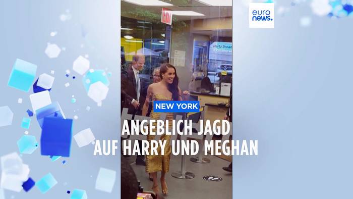 News video: Offenbar Verfolgungsjagd in New York: Harry und Meghan auf der Flucht vor Paparazzi