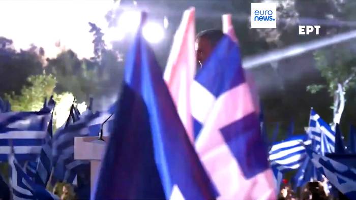 Video: Wahlkampf-Endspurt: Nea Dimokratia von Mitsotakis liegt vorn
