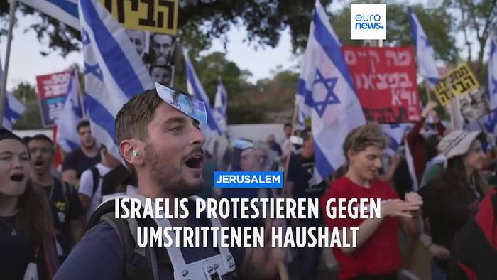 Video: Israelis protestieren gegen Gelder für Utra-Orthodoxe im Haushalt