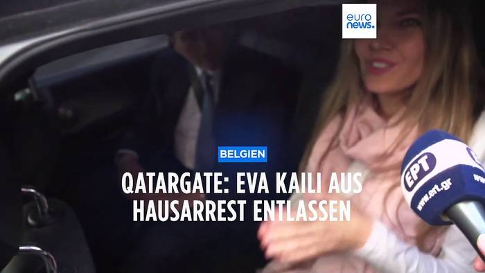 Video: Katargate: Ex-Vizepräsidentin des EU-Parlaments, Kaili, aus Hausarrest entlassen