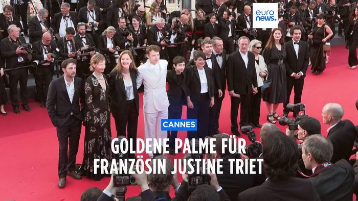 Video: Justine Triet gewinnt Goldene Palme für 