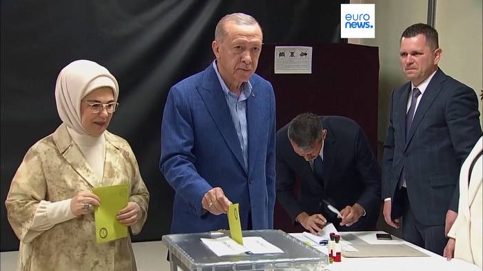 News video: Stichwahl ums Präsidentenamt in der Türkei: Wahllokale haben geschlossen