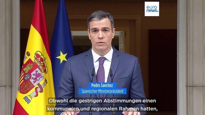 Video: Spanien: Pedro Sánchez kündigt vorgezogene Neuwahl an