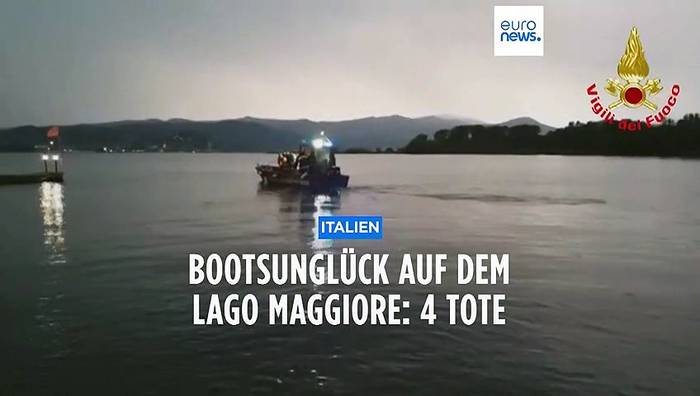 News video: Unwetter auf dem Lago Maggiore, 4 Tote nach Bootsunglück