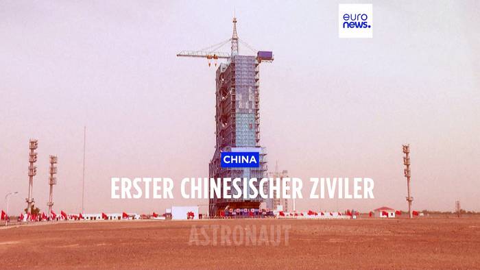 Video: China schickt Zivilisten zur Raumstation Tiangong