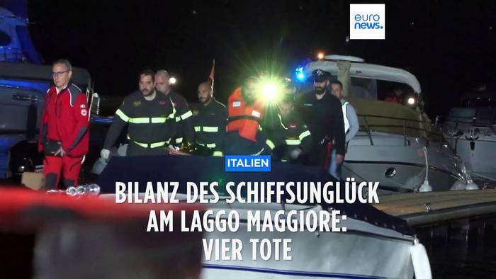 Video: Bilanz des Schiffsunglück am Laggo Maggiore: vier Tote