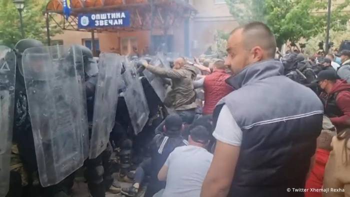 Video: Heftige Auseinandersetzung im Norden Kosovos
