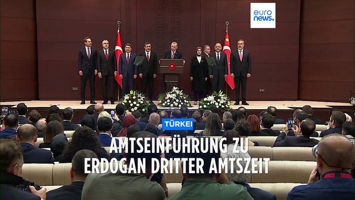News video: Erdogans Amtseinführung: 