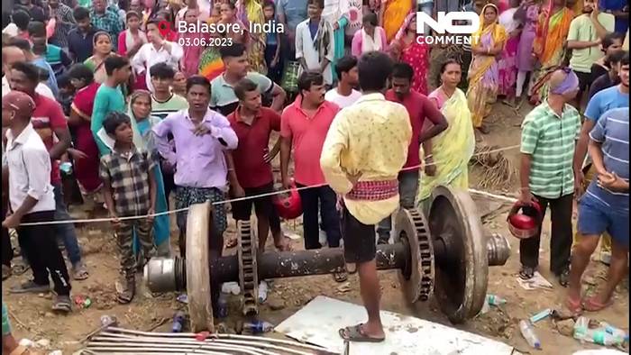 News video: Zugunglück in Indien: 