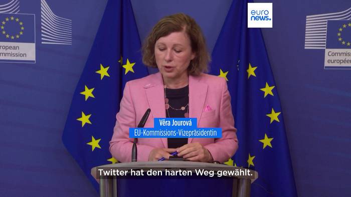 Video: Kampf gegen Desinformation: EU sieht Twitter auf 