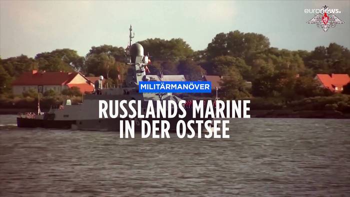 News video: Moskau lässt in der Ostsee die Muskeln spielen - Scholz in Rostock-Warnemünde
