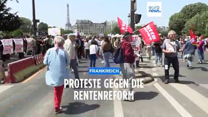 News video: Frankreichs Rentenreform: Gewerkschaften drohen mit Widerstand