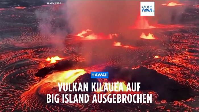 Video: Spektakuläre Bilder: Vulkan Kilauea auf Hawaii ausgebrochen