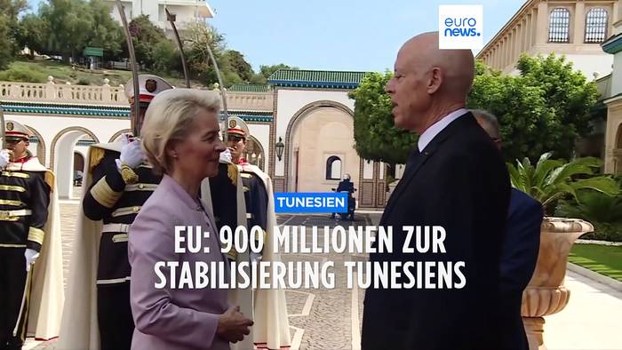 Video: EU-Kommission stellt Tunesien 900 Millionen Euro in Aussicht