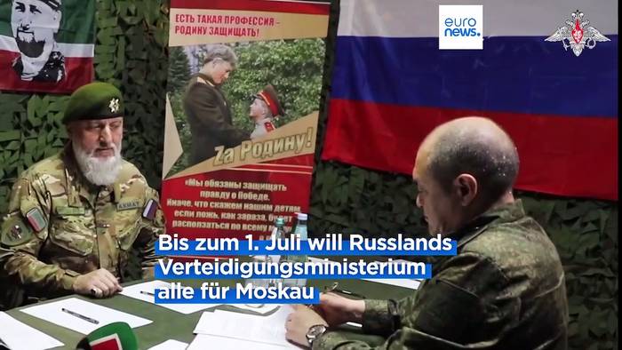 Video: Streit mit Wagner: Russlands Militär nimmt Privatarmee unter Vertrag