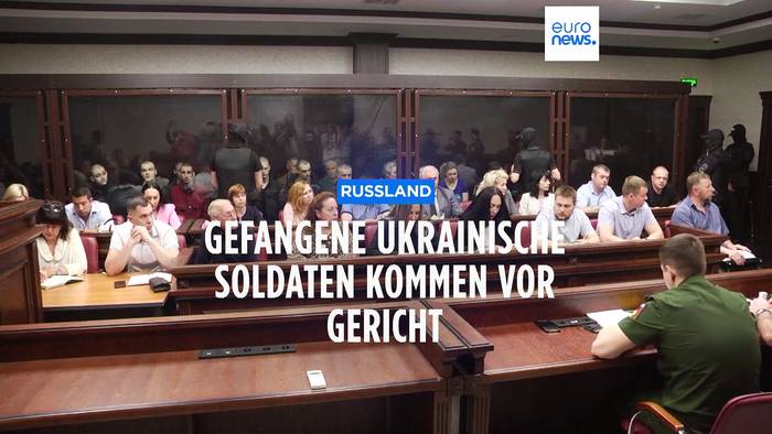 News video: Ukrainische Asow-Kämpfer kommen in Russland vor Gericht