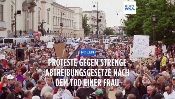 Video: Junge Frau stirbt an Sepsis: Proteste gegen polnisches Abtreibungsrecht