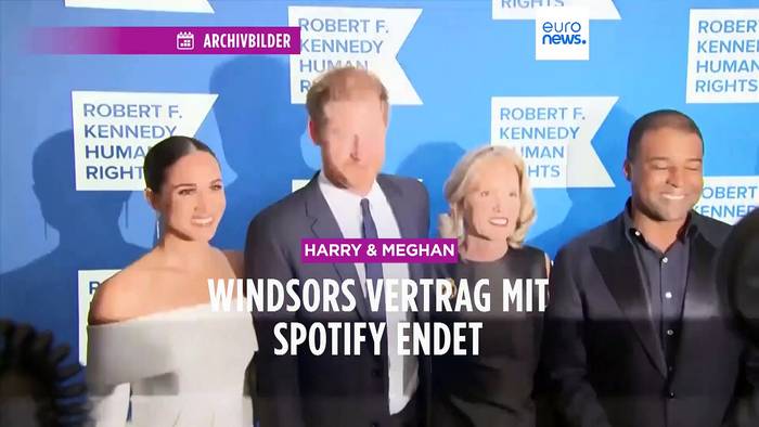 News video: Spotify beendet Podcast-Vertrag mit dem Herzog und der Herzogin von Sussex