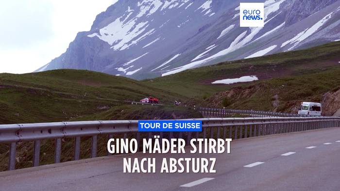 Video: Nach Sturz verstorben: Trauer um Schweizer Radprofi Gino Mäder (26)