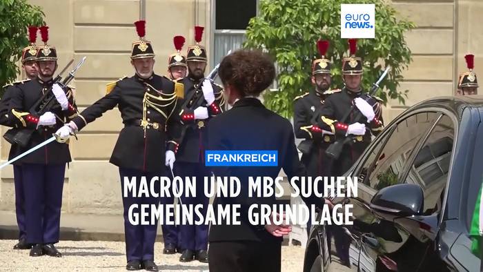 News video: Nicht unumstritten: Macron empfängt saudischen Kronprinzen im Elysee-Palast
