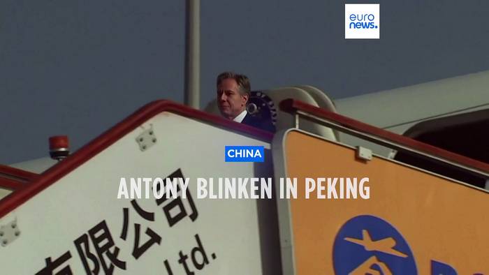 News video: Blinken beginnt China-Besuch: Gerüchte um Treffen mit Xi am Montag